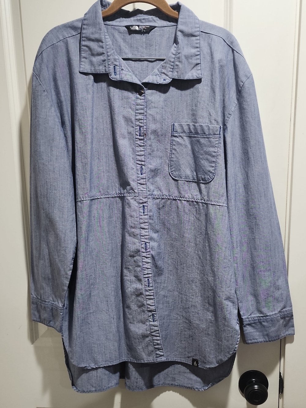 The North Face Blouse Women's Size XL Long Sleeve Button Up Shirt
